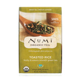 Numi Tea Toasted Rice Green Tea - Organic - Case Of 6 - 18 Bags