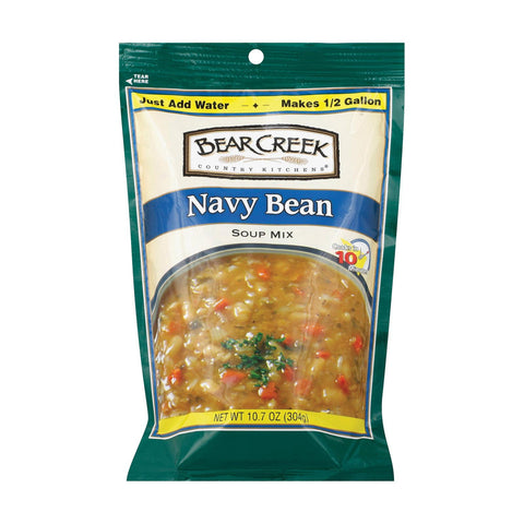 Bear Creek Navy Bean Soup Mix - Case Of 6 - 10.7 Oz