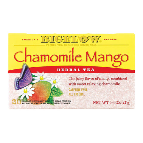 Bigelow Tea Tea - Chamomile With Mango - Case Of 6 - 20 Bag