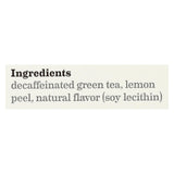 Bigelow Tea Decaffeinated Tea - Green Tea With Lemon - Case Of 6 - 20 Bag