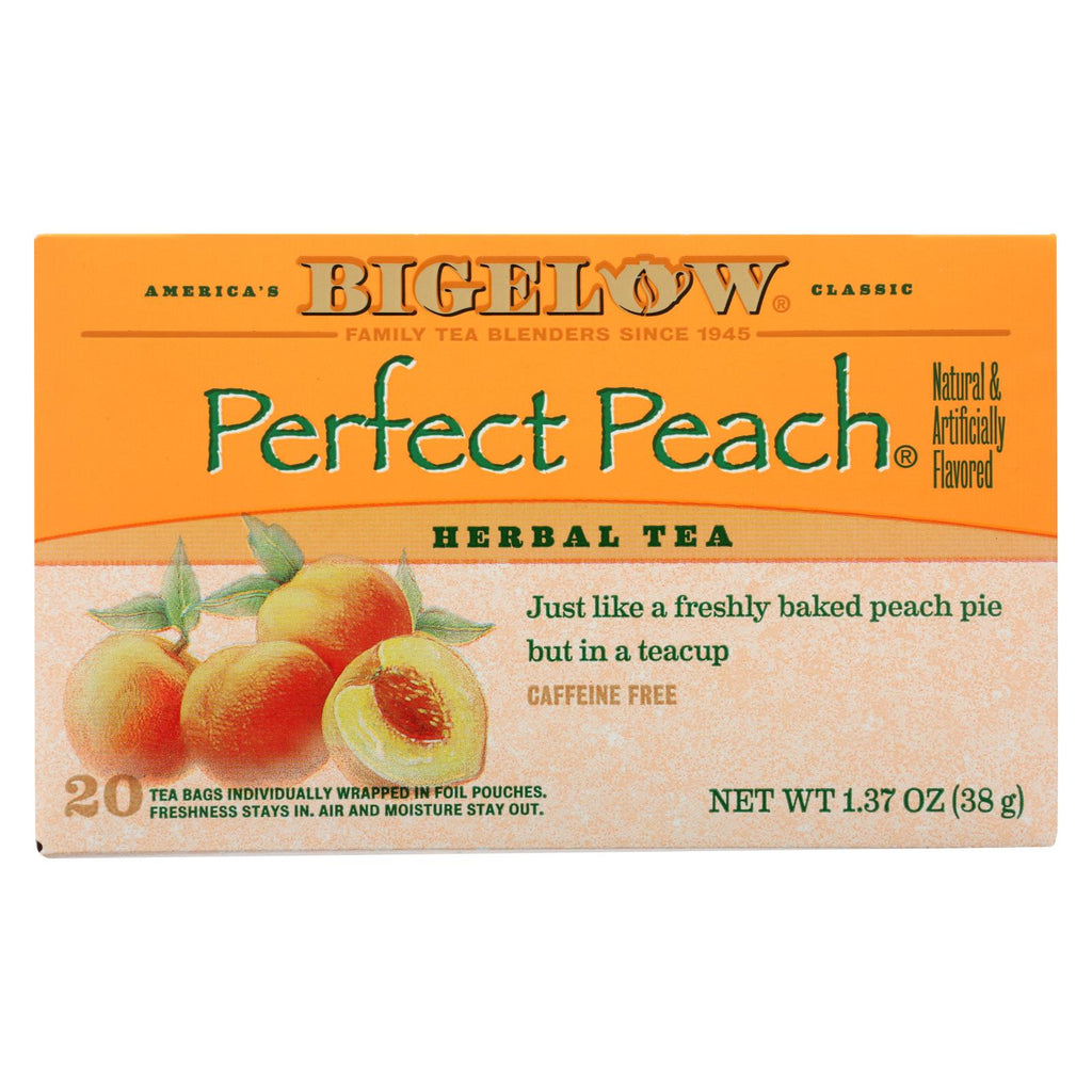 Bigelow Tea Tea - Peach - Case Of 6 - 20 Bag