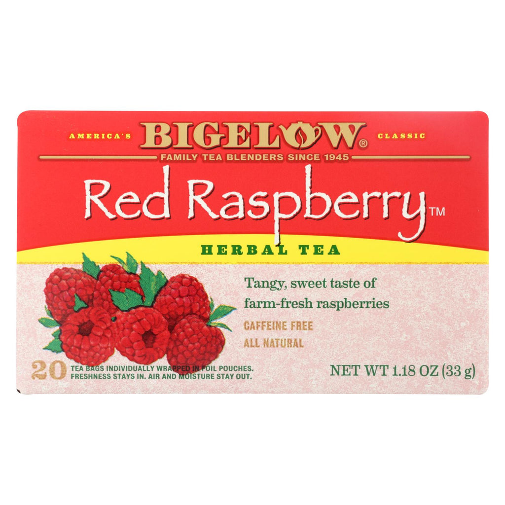 Bigelow Tea Herbal Tea - Red Raspberry - Case Of 6 - 20 Bag