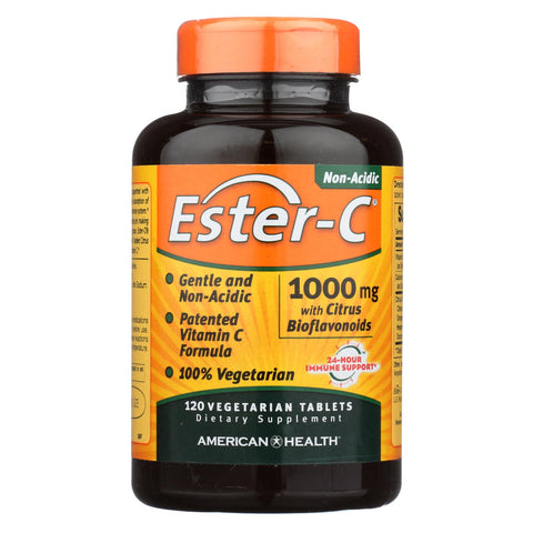 American Health - Ester-c With Citrus Bioflavonoids - 1000 Mg - 120 Vegetarian Tablets