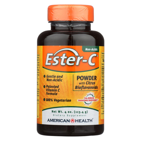 American Health - Ester-c Powder With Citrus Bioflavonoids - 4 Oz