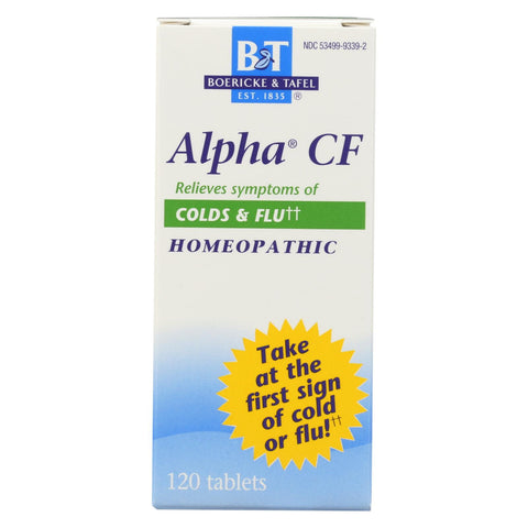 Boericke And Tafel - Alpha Cf - 120 Tablets