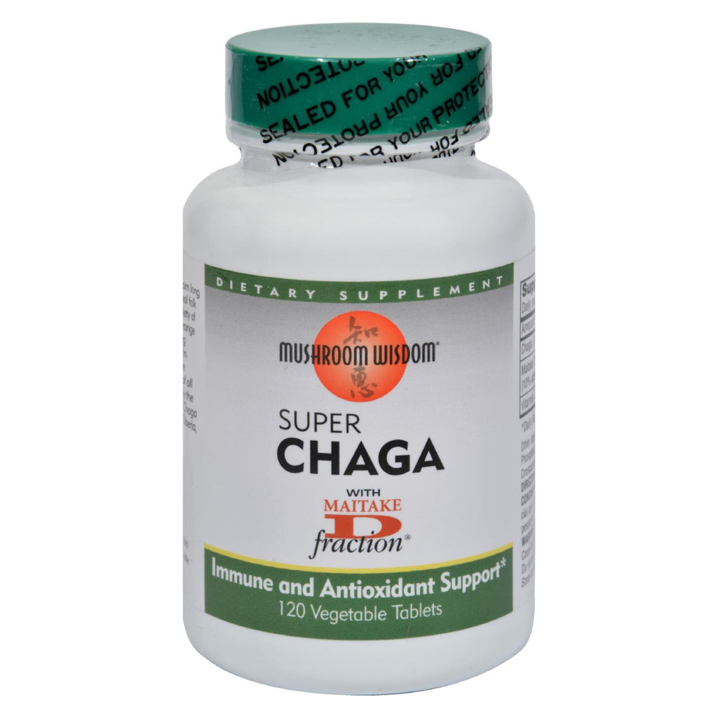 Mushroom Wisdom Super Chaga - 120 Tablets