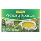 Rapunzel Bouillon Cubes - Vegetable - Vegan - Sea Salt And Herbs - 3.10 Oz - Case Of 12