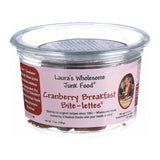 Laura's Wholesome Junk Food Cranberry Bite-lettes Breakfast - Case Of 6 - 7 Oz