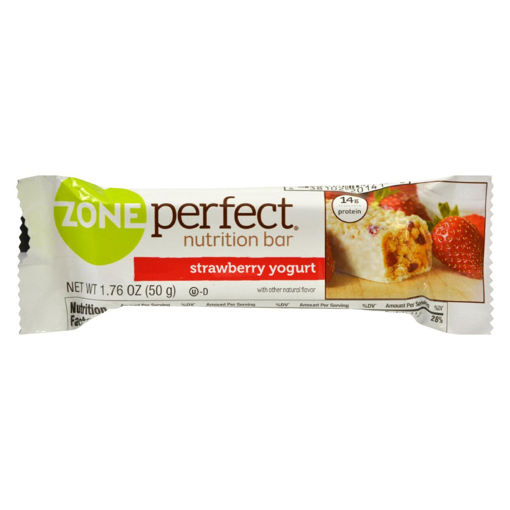 Zone - Nutrition Bar - Strawberry Yogurt - Case Of 12 - 1.76 Oz.