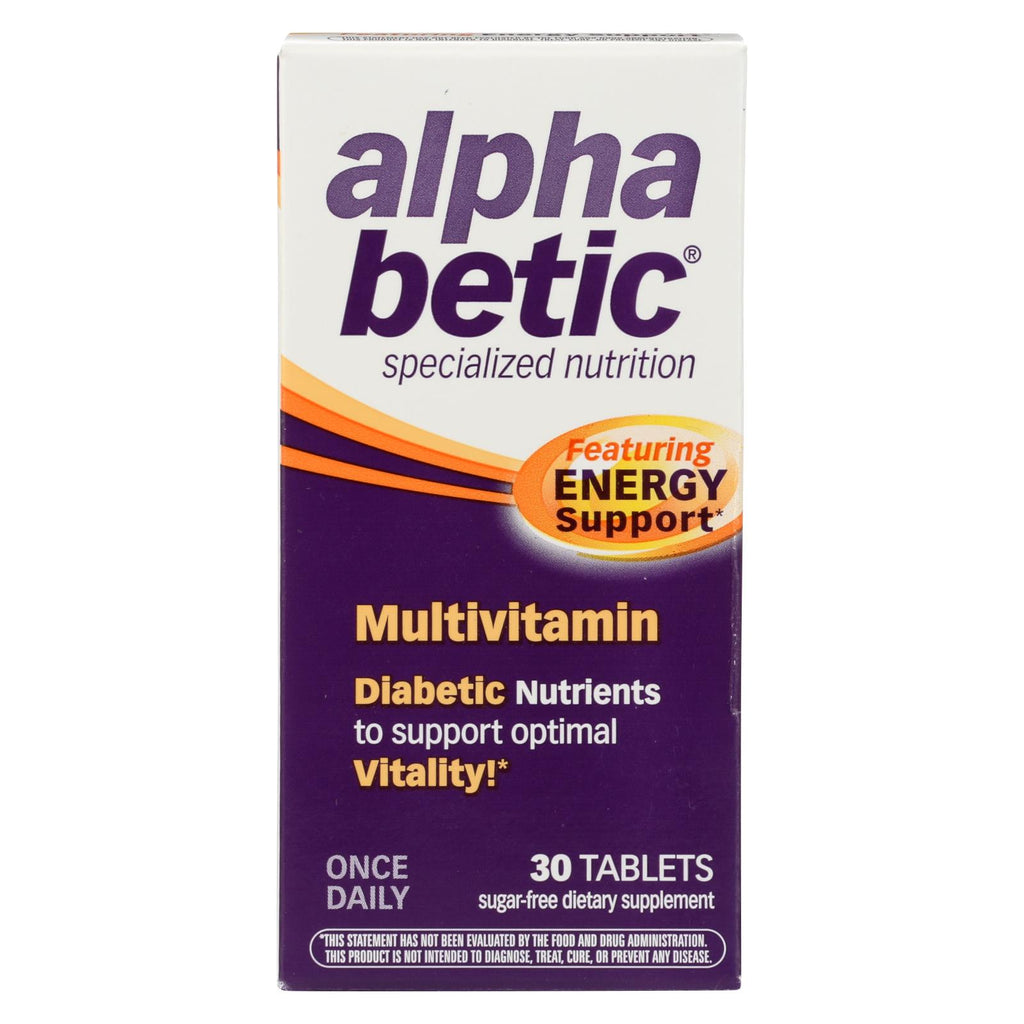 Nature Works Alpha Betic Once-a-day Multiple Vitamins - 30 Caplets