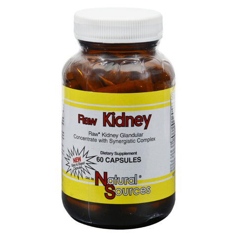 Natural Sources Raw Kidney - 60 Capsules