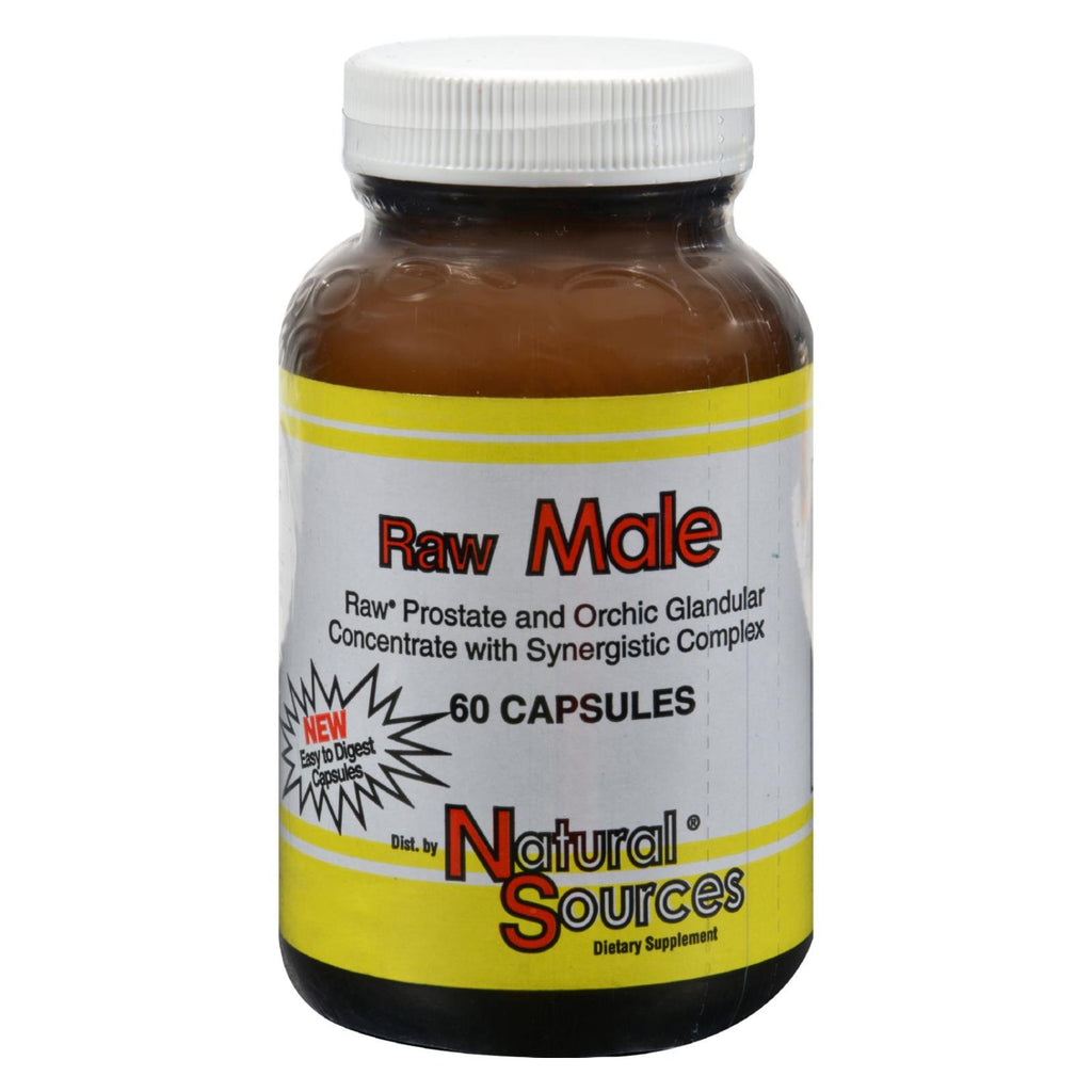 Natural Sources Raw Male - 60 Capsules