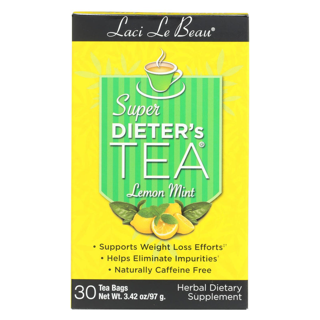 Laci Le Beau Super Dieter's Tea Lemon Mint - 30 Tea Bags