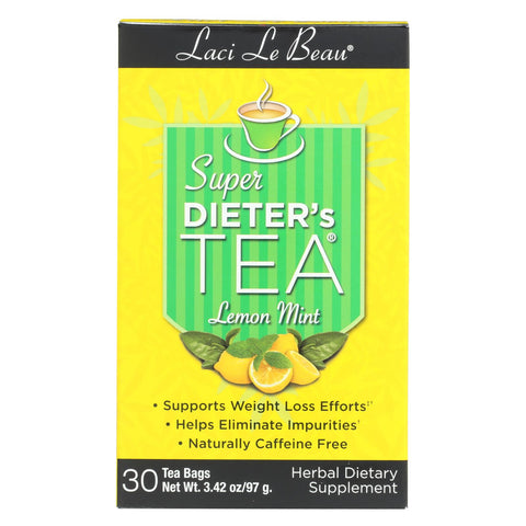 Laci Le Beau Super Dieter's Tea Lemon Mint - 30 Tea Bags