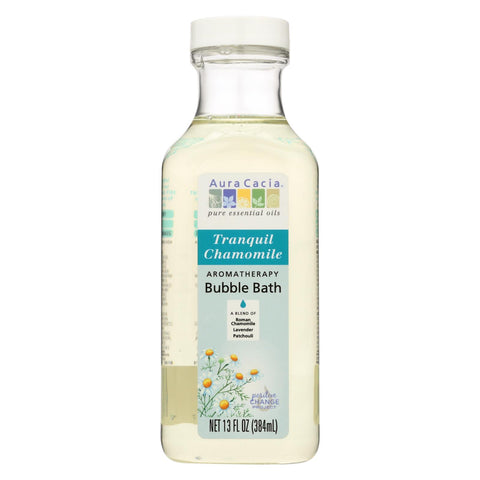 Aura Cacia - Aromatherapy Bubble Bath Tranquil Chamomile - 13 Fl Oz