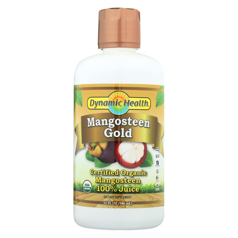 Dynamic Health Organic Certifiied Mangosteen Gold - 32 Fl Oz