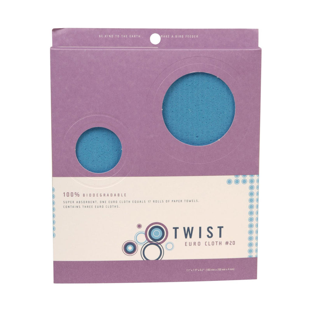 Twist Sponge - Euro - Case Of 12 - 2.4 Oz.