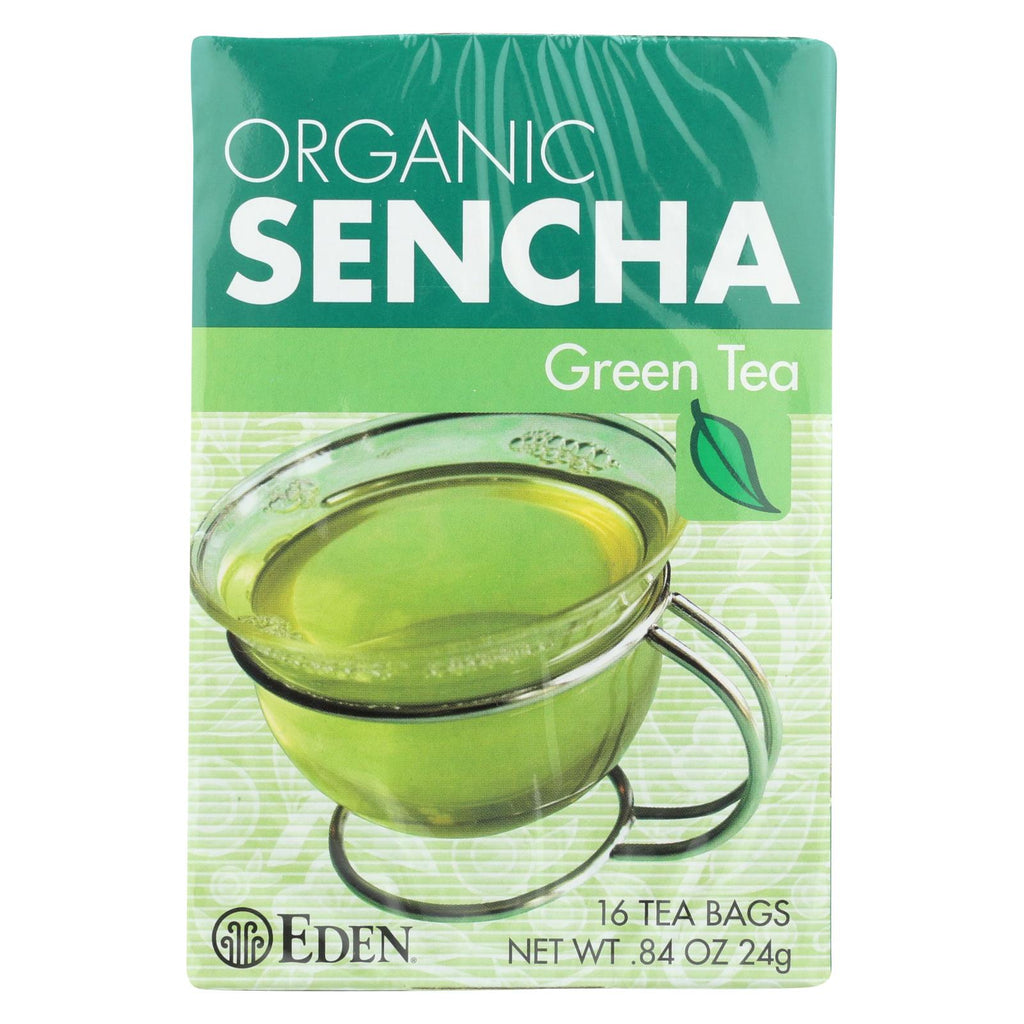 Eden Foods Organic Sencha Green Tea - Case Of 12 - 16 Bag