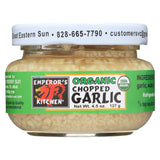 Emperors Kitchen Garlic - Organic - Chopped - 4.5 Oz - Case Of 12