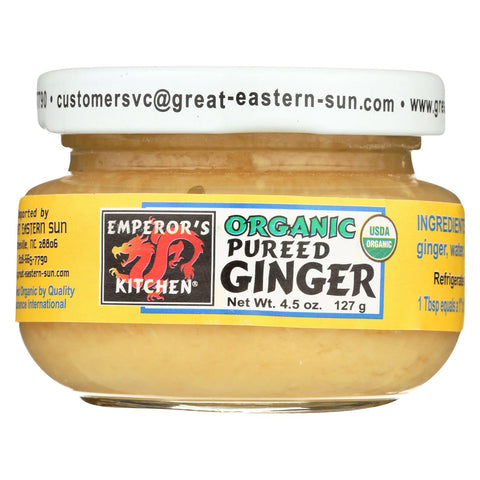 Emperor's Kitchen Organic Pureed Ginger - Case Of 12 - 4.5 Oz.