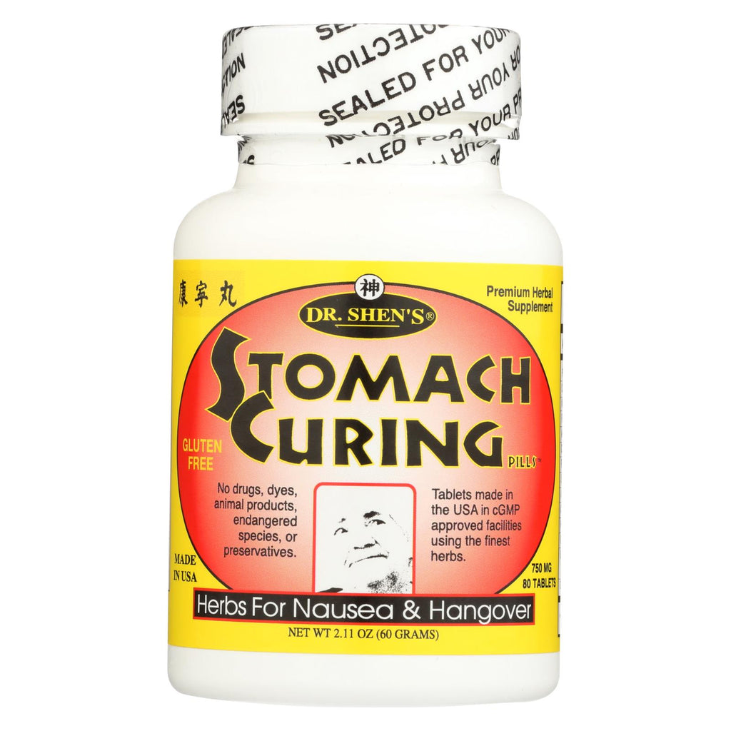 Dr. Shen's Stomach Curing For Nausea - 750 Mg - 80 Tablets