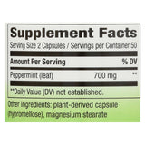 Nature's Way - Peppermint Leaves - 100 Capsules