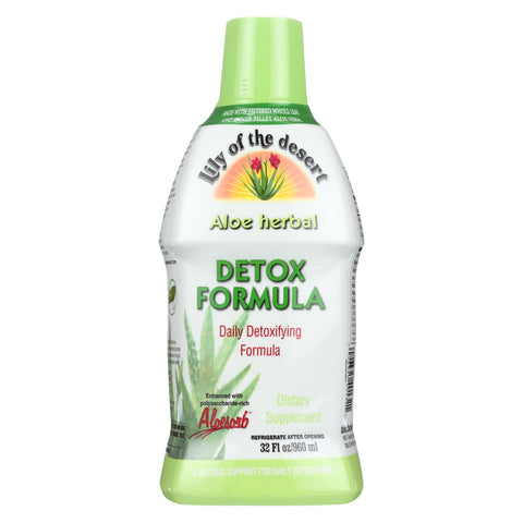 Lily Of The Desert - Aloe Herbal Detoxifying Formula - 32 Fl Oz