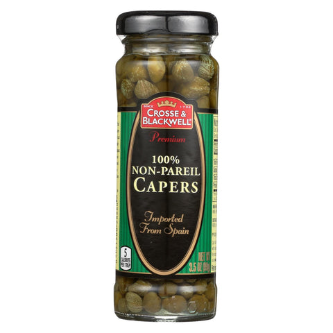 Crosse And Blackwell Capers - Case Of 12 - 3.5 Oz.