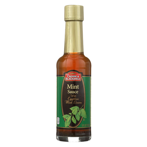 Crosse And Blackwell Meat Sauce - Mint Meat Sauce - Case Of 6 - 5 Oz.