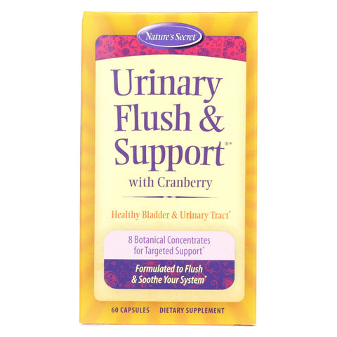 Nature's Secret Urinary Cleans And Flush With Cranberry Extract - 60 Capsules