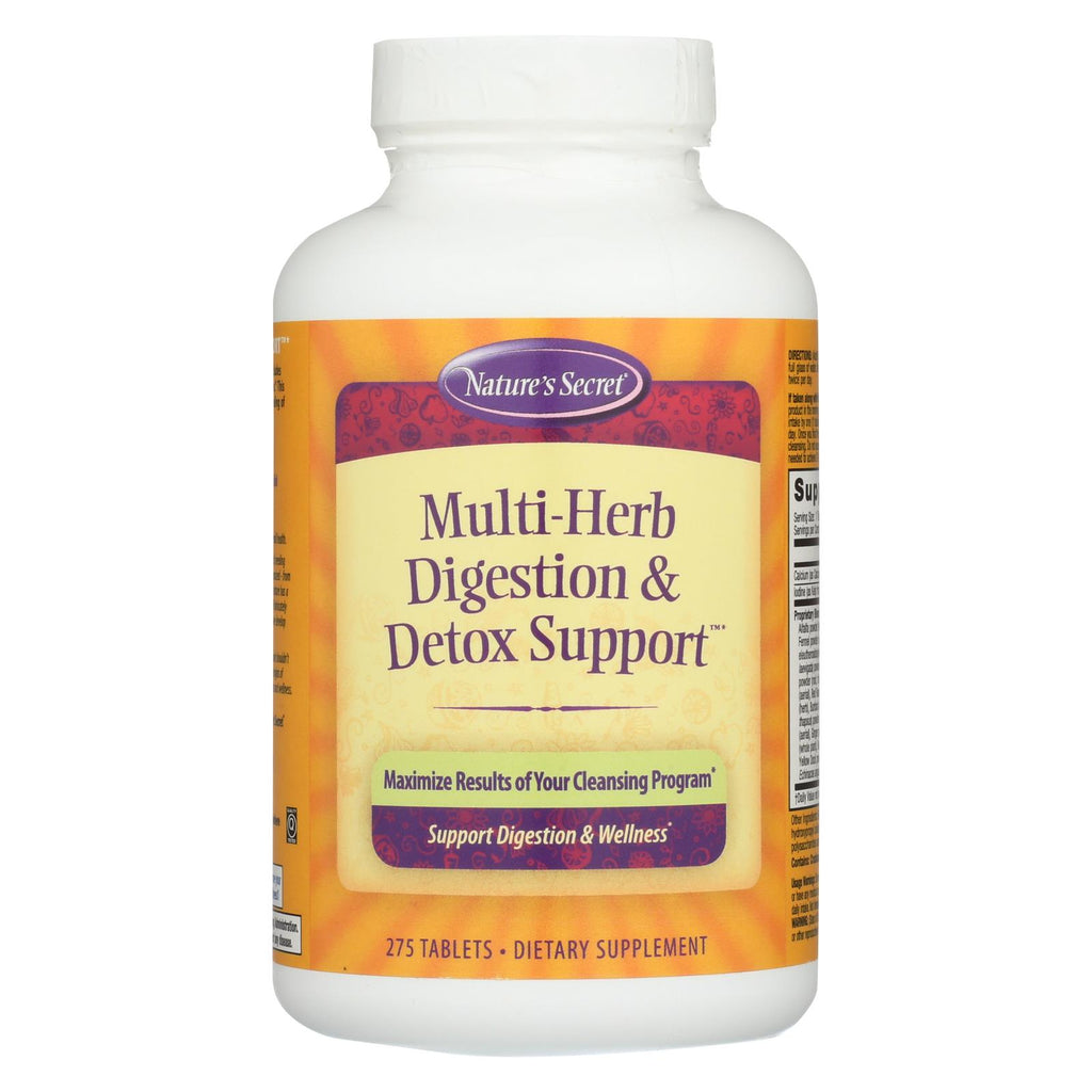 Nature's Secret Multi-herb Digestion And Detox Support - 275 Tablets