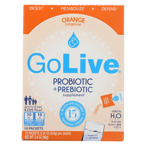 Golive Probiotic - Orange - 0.34 Oz.