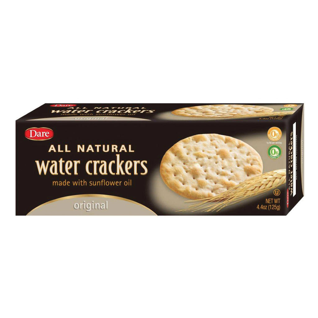 Dare Crackers - Water Crackers Original - Case Of 12 - 4.4 Oz.