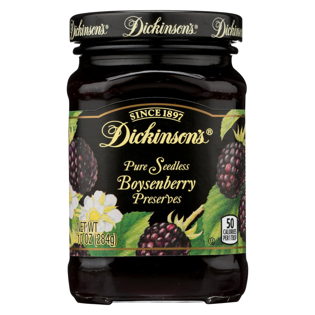 Dickinson - Pure Seedless Boysenberry Preserves - Case Of 6 - 10 Oz.