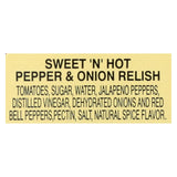 Dickinson - Pepper Onion Relish - Case Of 6 - 8.75 Oz