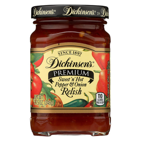 Dickinson - Pepper Onion Relish - Case Of 6 - 8.75 Oz