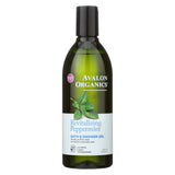 Avalon Organics Bath And Shower Gel Peppermint - 12 Fl Oz