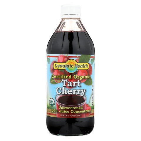 Dynamic Health Organic Certified Tart Cherry Juice Concentrate Tart Cherry - 16 Fl Oz