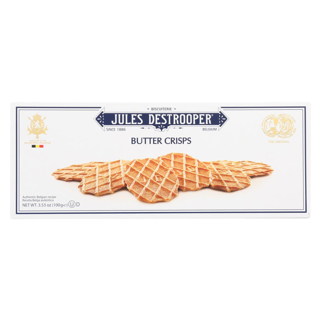 Jules Destrooper - Cookies - Butter Crisps - Case Of 12 - 3.5 Oz.