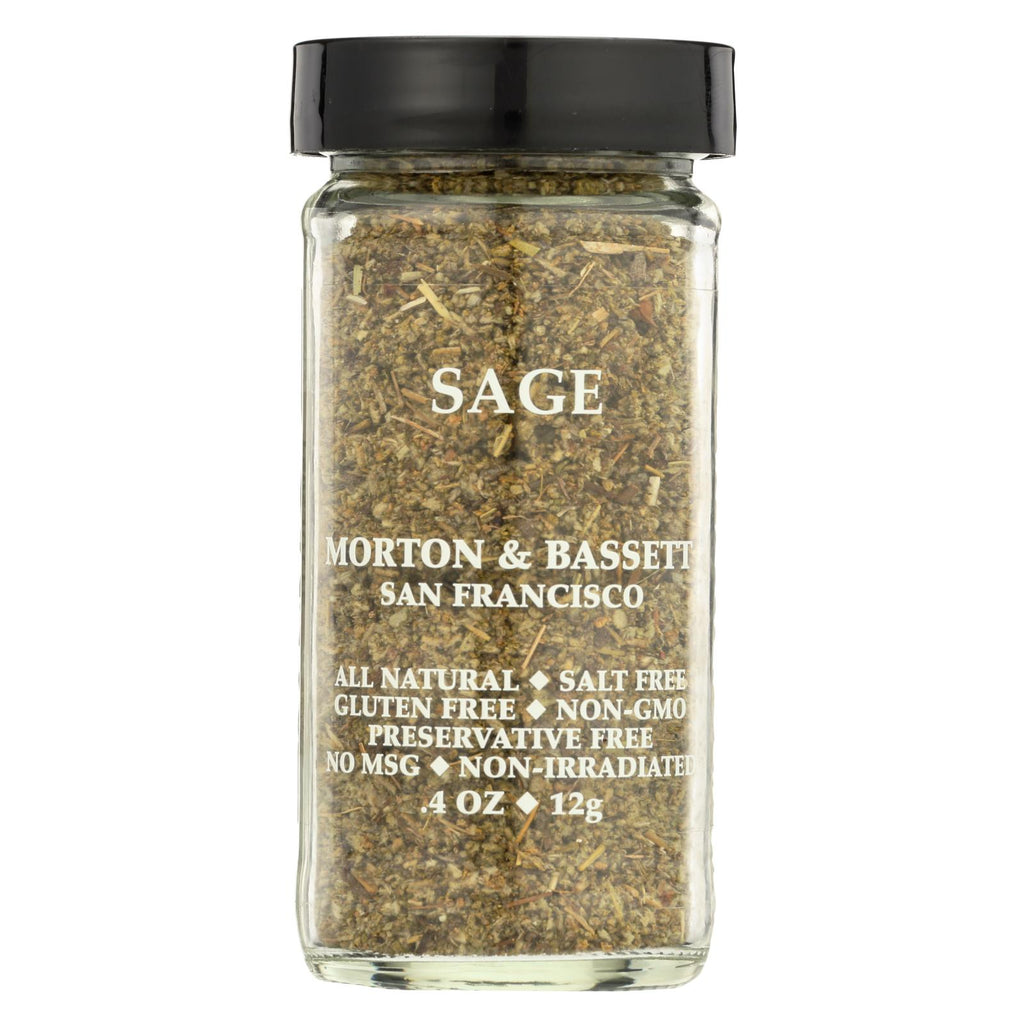 Morton And Bassett Sage - .33 Oz - Case Of 3