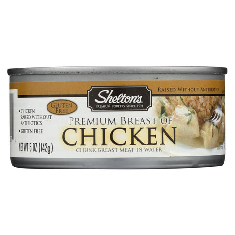 Shelton's Poultry Premium Breast Of Chicken - Case Of 12 - 5 Oz.