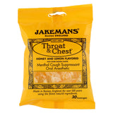 Jakemans Throat And Chest Lozenges - Honey And Lemon - Case Of 12 - 30 Pack