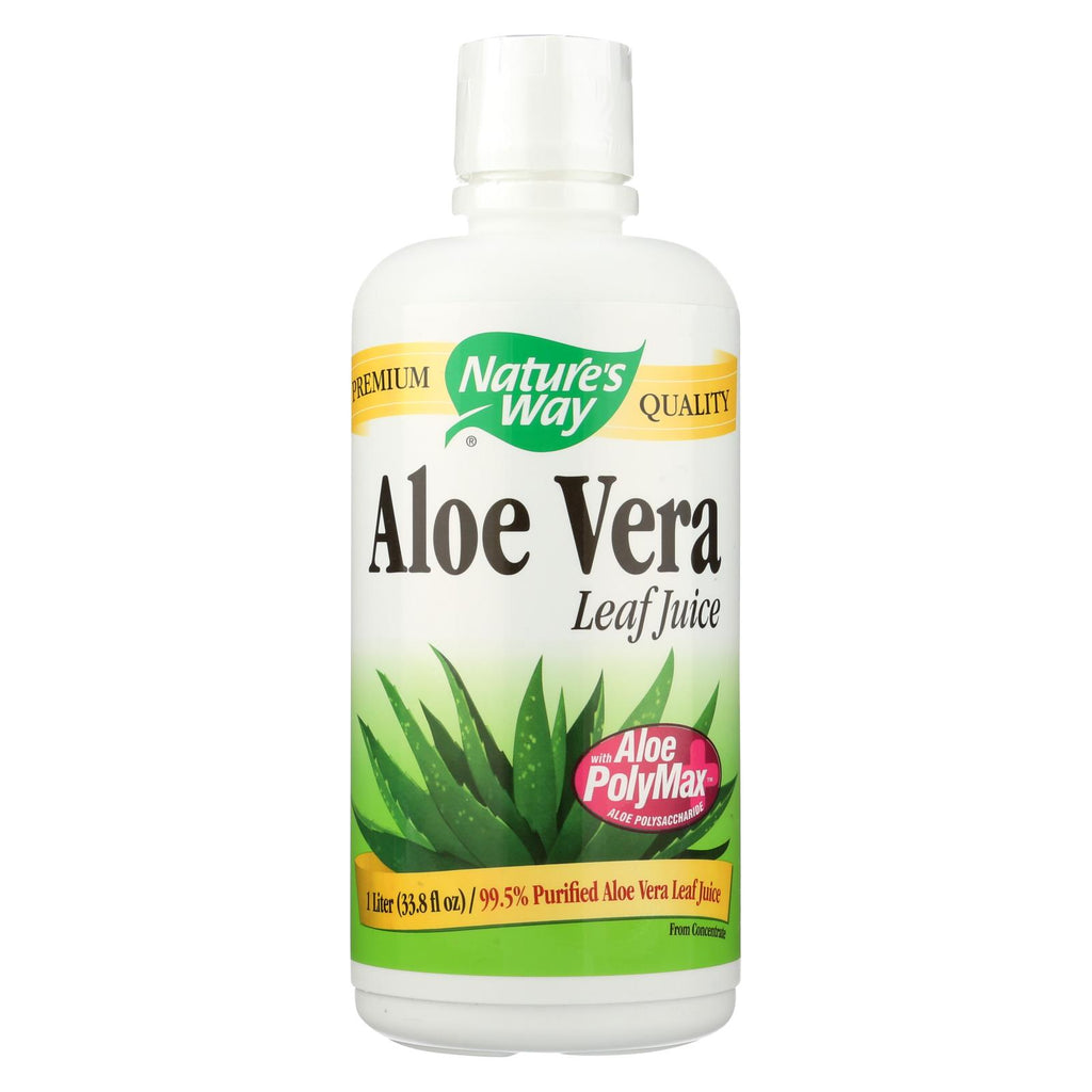 Nature's Way - Organic Aloe Vera Whole Leaf Juice - 33.8 Fl Oz