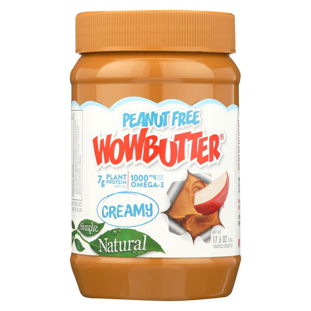 Wowbutter Creamy Peanut Free Spread - Case Of 6 - 17.6 Oz.