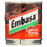 Embasa Adobo Sauce - Chipotle Peppers - Case Of 12 - 7 Oz.