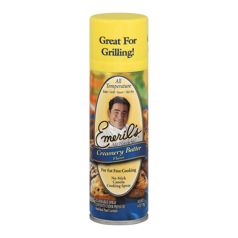 Emeril Cooking Spray - Creamery Butter - Case Of 6 - 6 Oz.