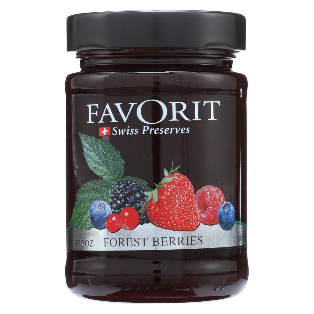 Favorit Preserves - Swiss - Forest Berry - 12.3 Oz - Case Of 6