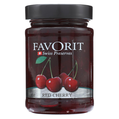 Favorit Preserves - Swiss - Red Cherry - 12.3 Oz - Case Of 6