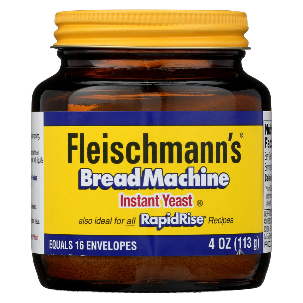 Fleischmann's Classic Bread Machine Yeast - Case Of 12 - 4 Oz.