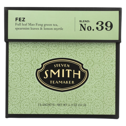 Smith Teamaker Green Tea - Fez - Case Of 6 - 15 Bags